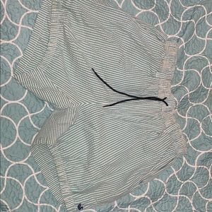 Seersucker southern marsh swim trunks